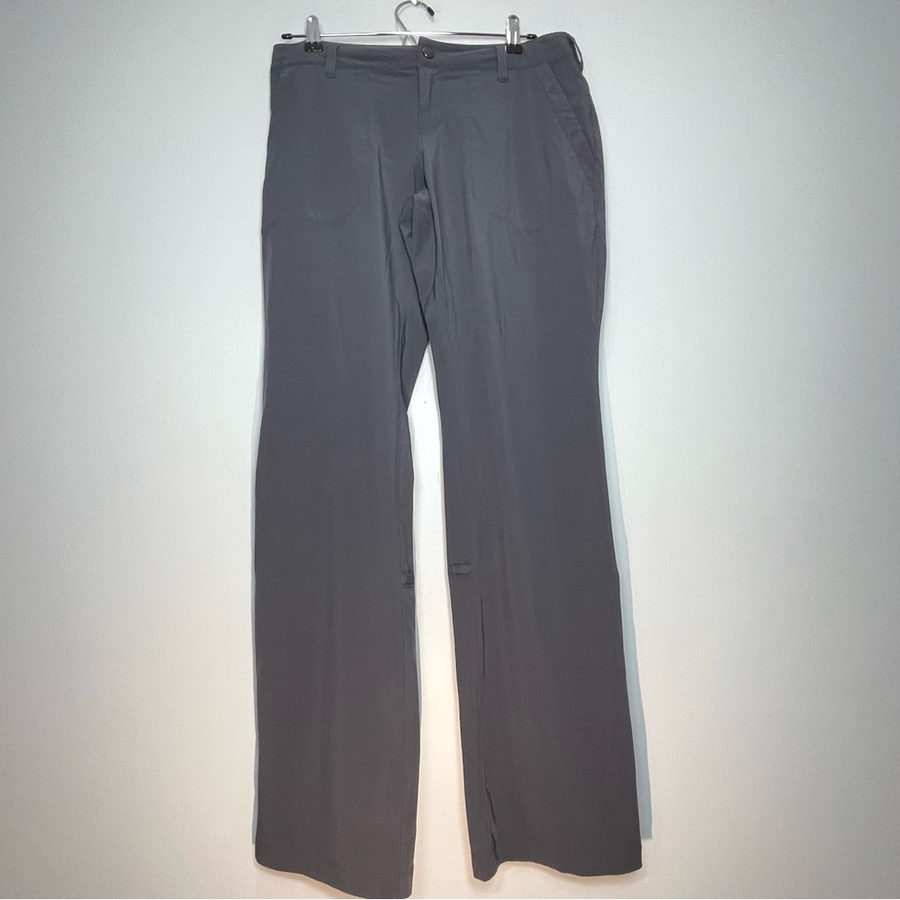 REI Women's Dark Gray Nylon Pants Stretch Hiking Outdoors Size 6